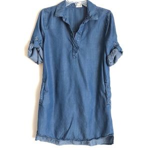 AJ ANDREA JOVINE DENIM DRESS - SMALL